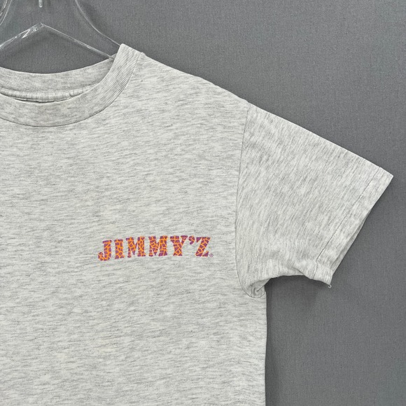 Vintage 90s JIMMY'Z JIMMY Z Surf Skate T-Shirt Mens Medium Gray Single Stitch - Picture 3 of 11